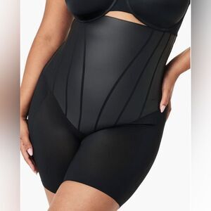 SPANXsculp TotalContour High-Waisted Mid-Thigh Shorts SPANX Size 1X